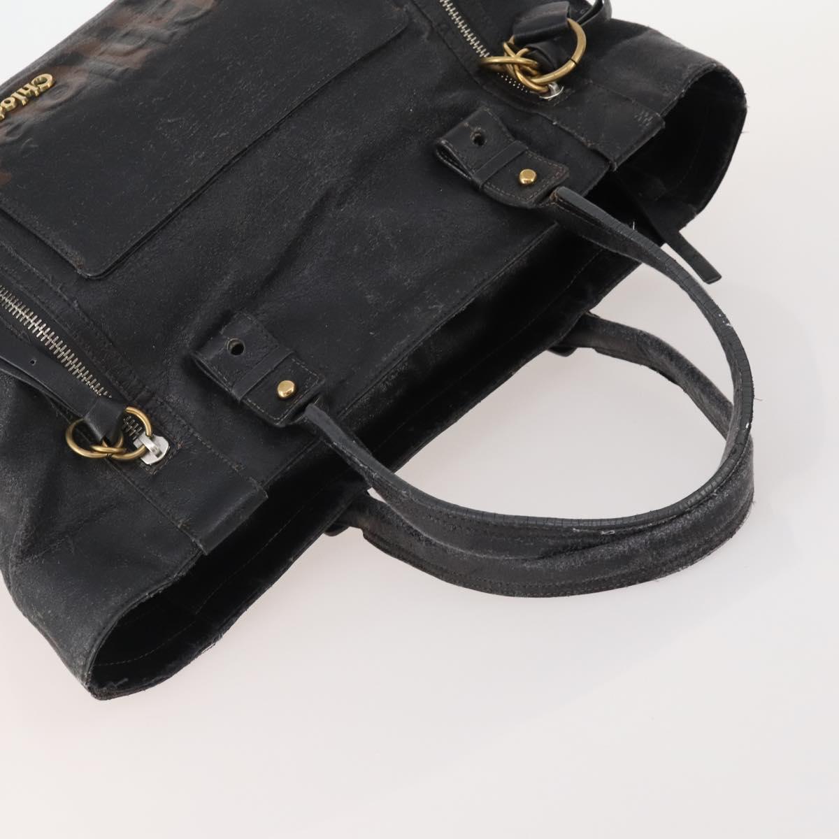 FENDI MCM Loewe Chloe Bag Leather Canvas 4 Set Beige Black Brown Auth gh2062