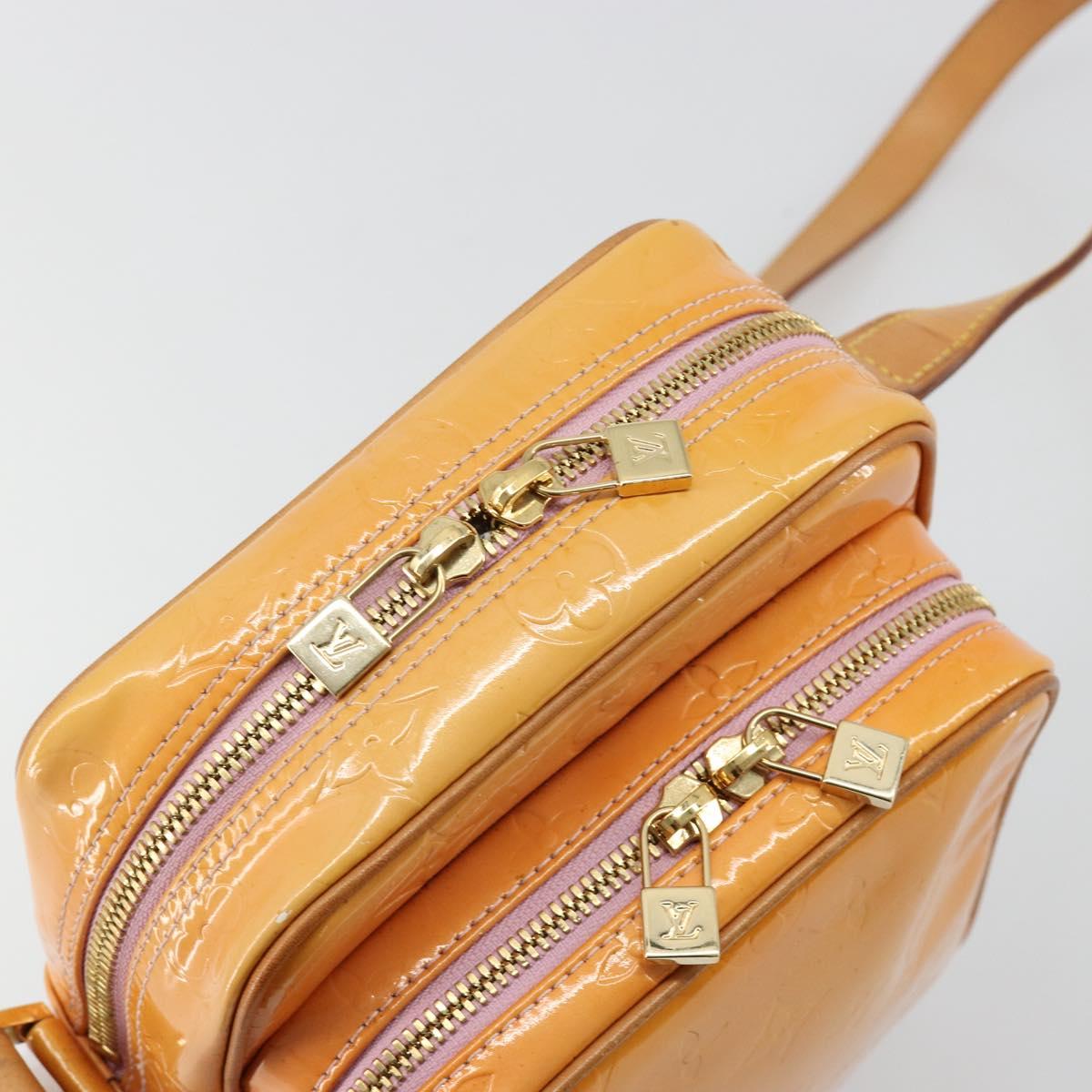 LOUIS VUITTON Monogram Vernis Wooster Shoulder Bag Pink M91037 LV Auth gh2063