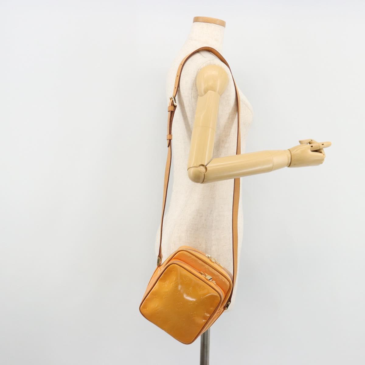 LOUIS VUITTON Monogram Vernis Wooster Shoulder Bag Pink M91037 LV Auth gh2063