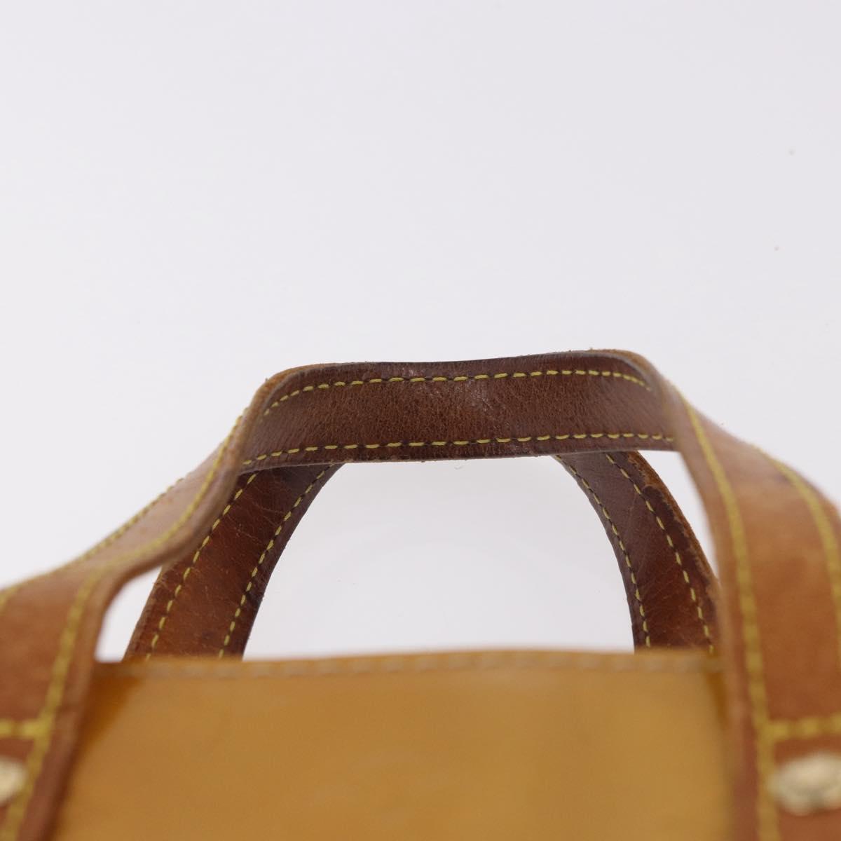 LOUIS VUITTON Monogram Vernis Reade PM Hand Bag Beige M91144 LV Auth gh2085
