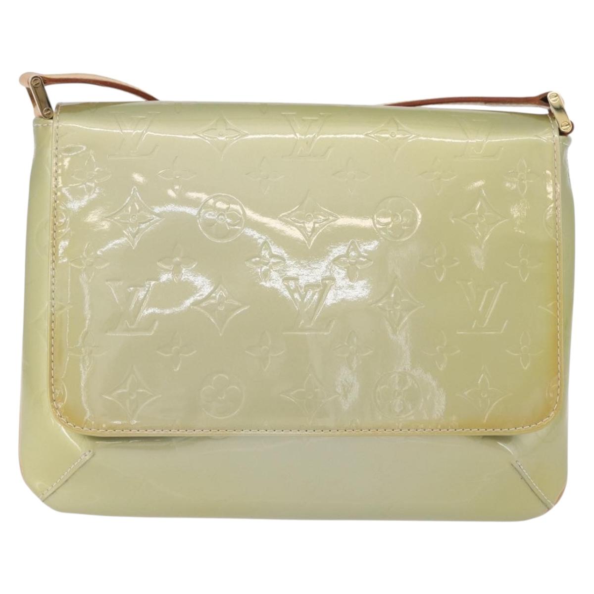 LOUIS VUITTON Monogram Vernis Thompson Street Bag Gris M91008 LV Auth gh2090