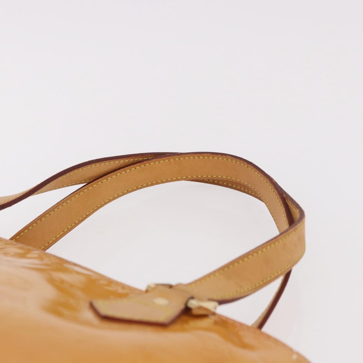 LOUIS VUITTON Monogram Vernis Houston Bag Marshmallow Pink M91302 LV Auth gh2094