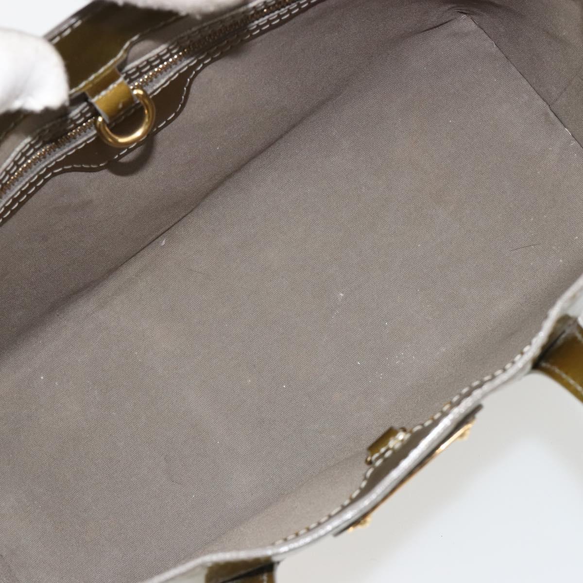 LOUIS VUITTON Monogram Vernis Wilshire PM Bag Gris Art Deco M91627 Auth gh2096