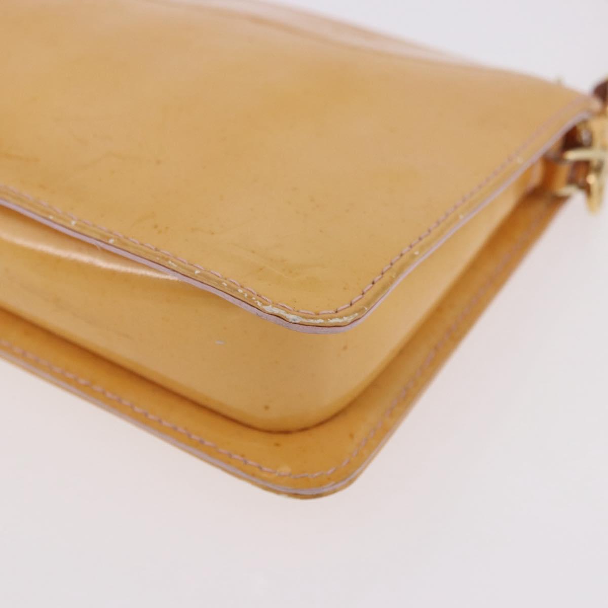 LOUIS VUITTON Monogram Vernis Lexington Accessory Pouch Pink M91057 Auth gh2098