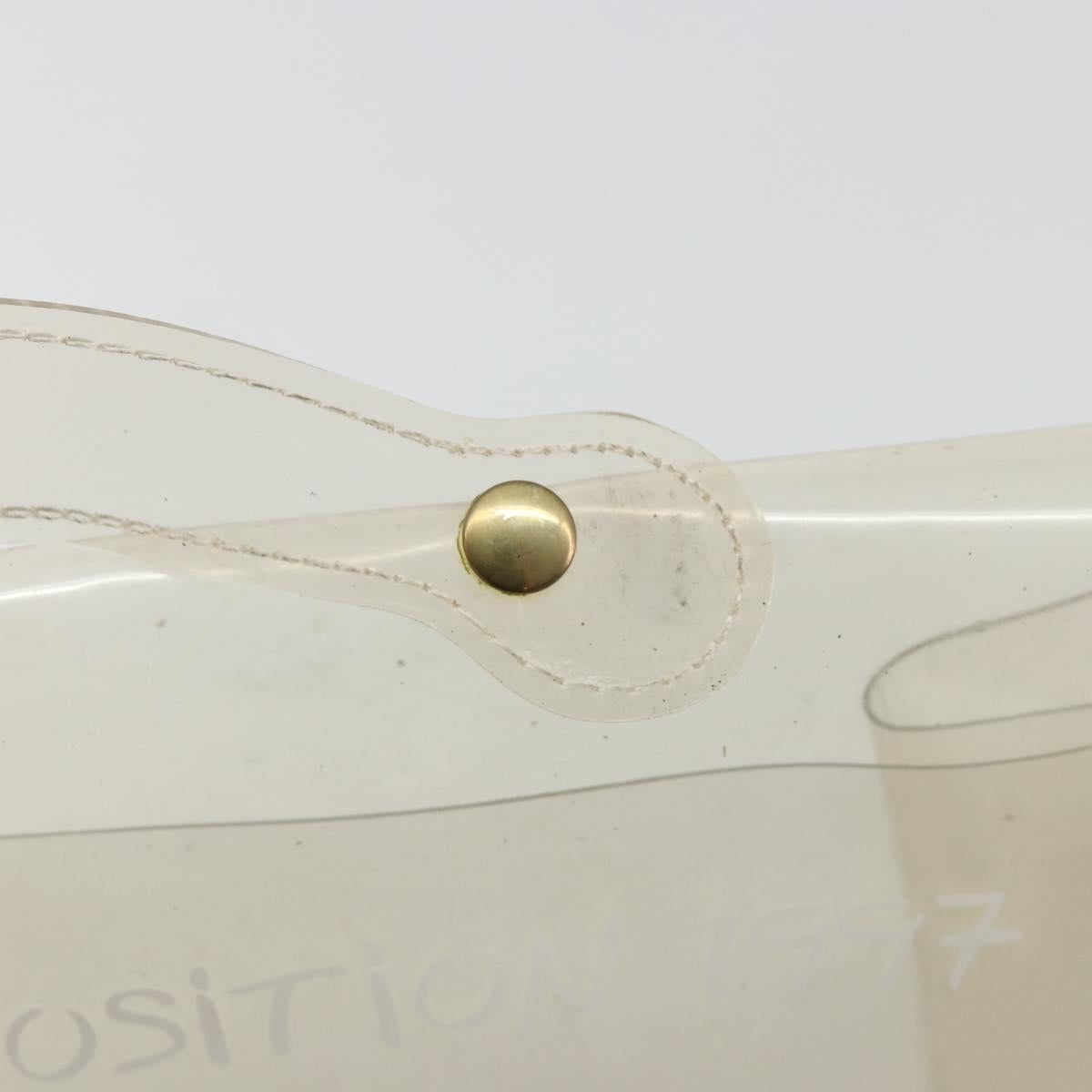 HERMES Vinyl Kelly Hand Bag Vinyl Clear Auth gh2102
