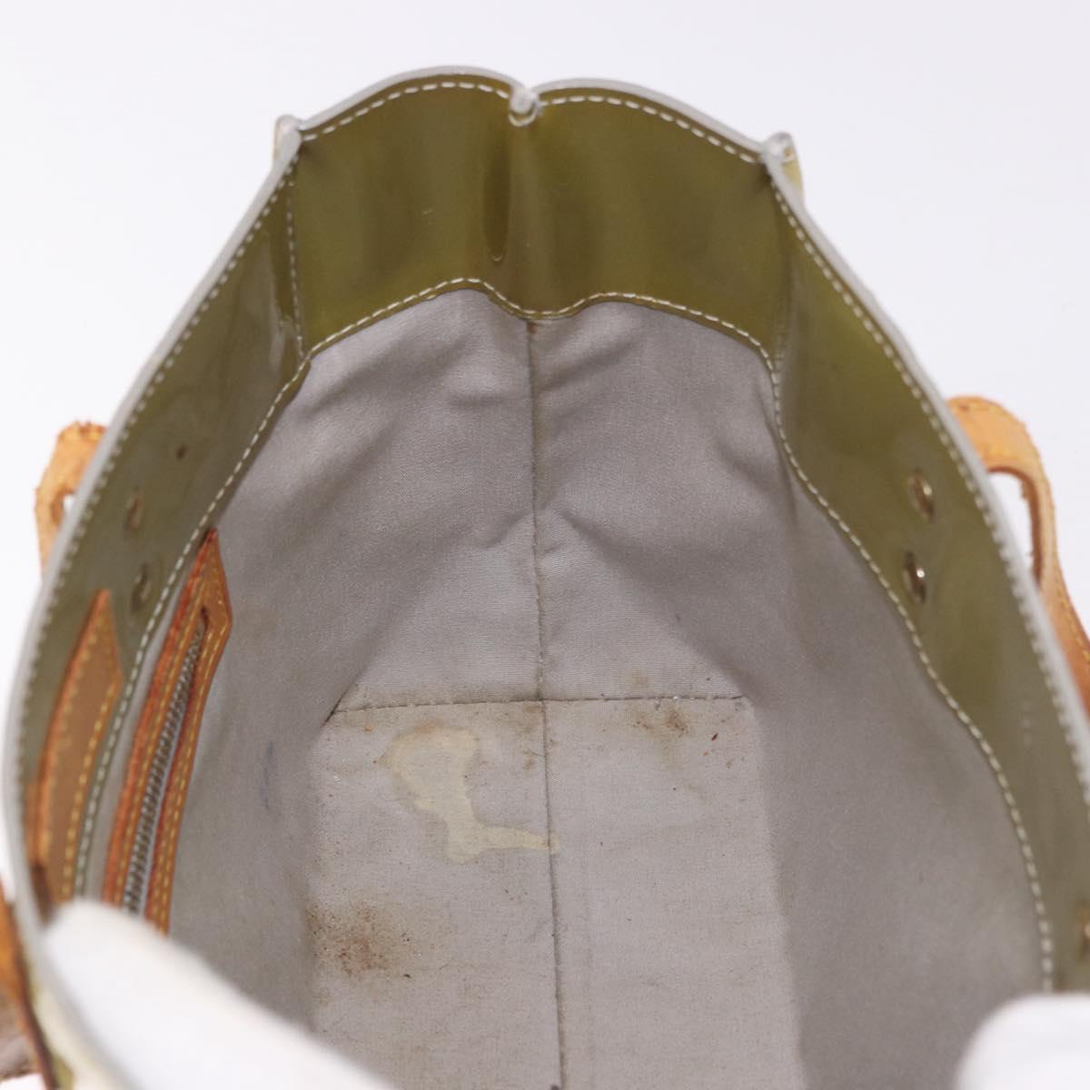 LOUIS VUITTON Monogram Vernis Reade PM Hand Bag Gris M91145 LV Auth gh2114