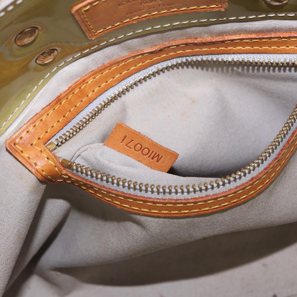 LOUIS VUITTON Monogram Vernis Reade PM Hand Bag Gris M91145 LV Auth gh2114