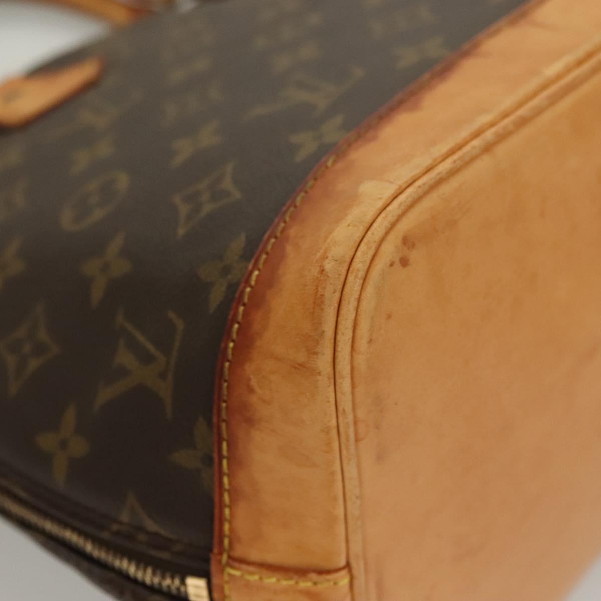 LOUIS VUITTON Monogram Alma Hand Bag M51130 LV Auth gh212