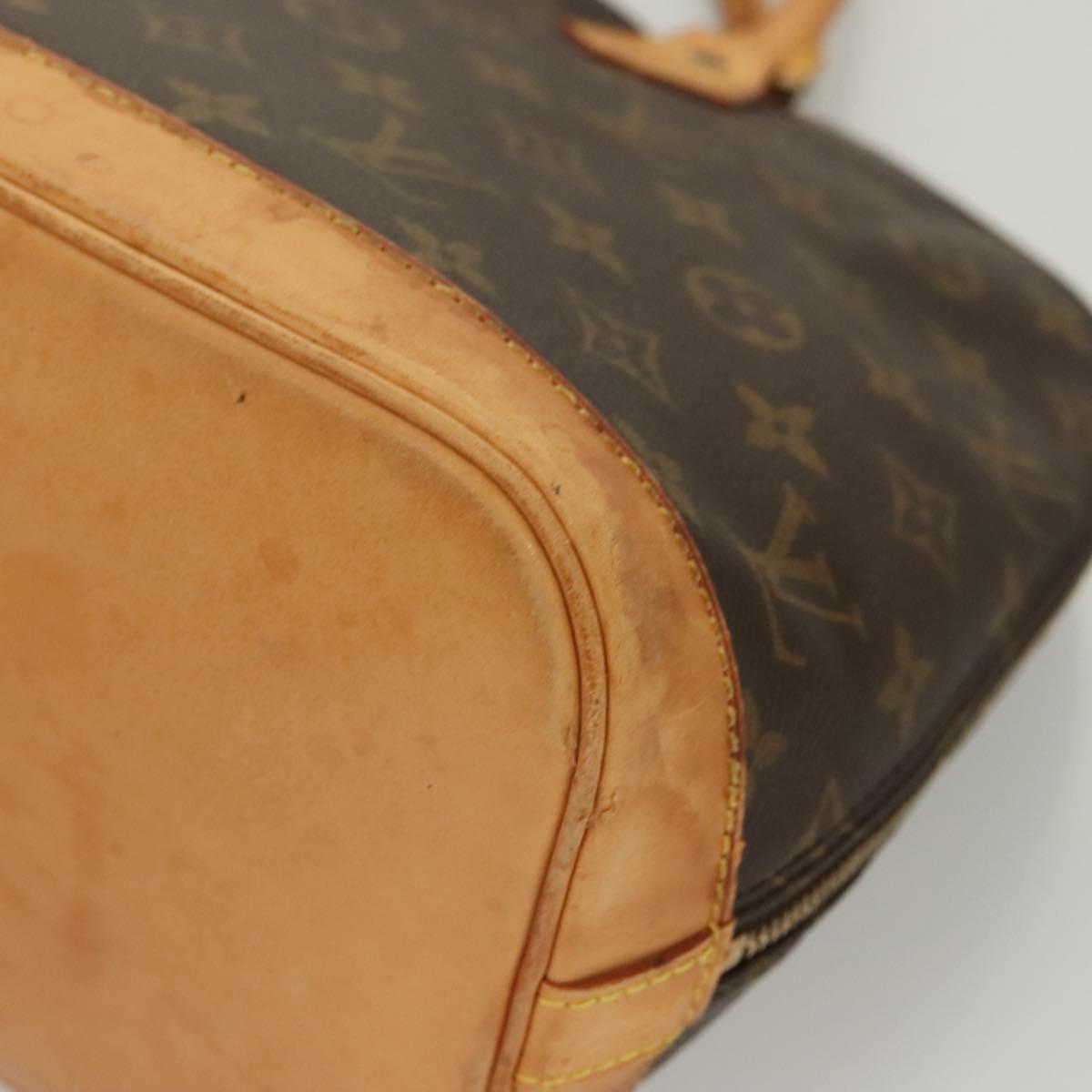 LOUIS VUITTON Monogram Alma Hand Bag M51130 LV Auth gh212