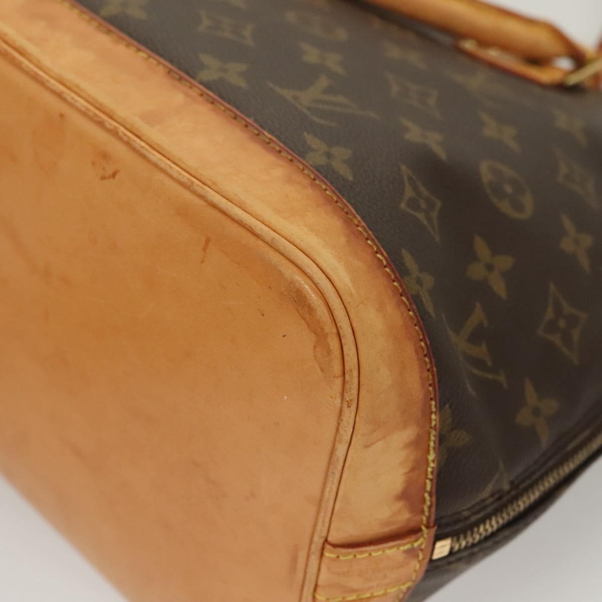 LOUIS VUITTON Monogram Alma Hand Bag M51130 LV Auth gh212