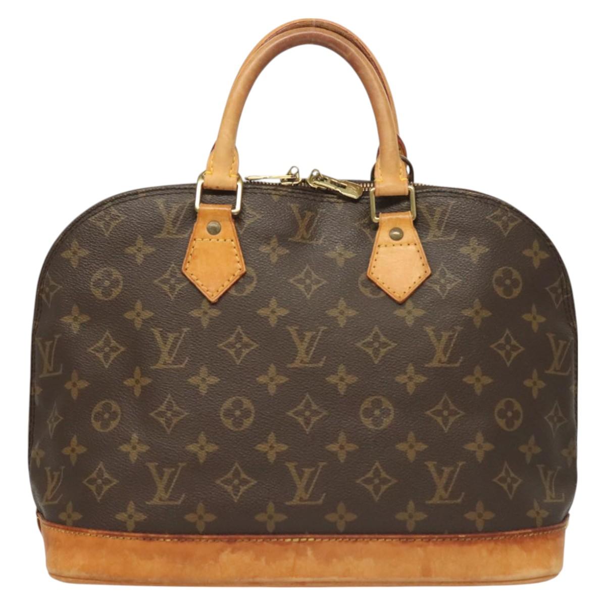 LOUIS VUITTON Monogram Alma Hand Bag M51130 LV Auth gh212