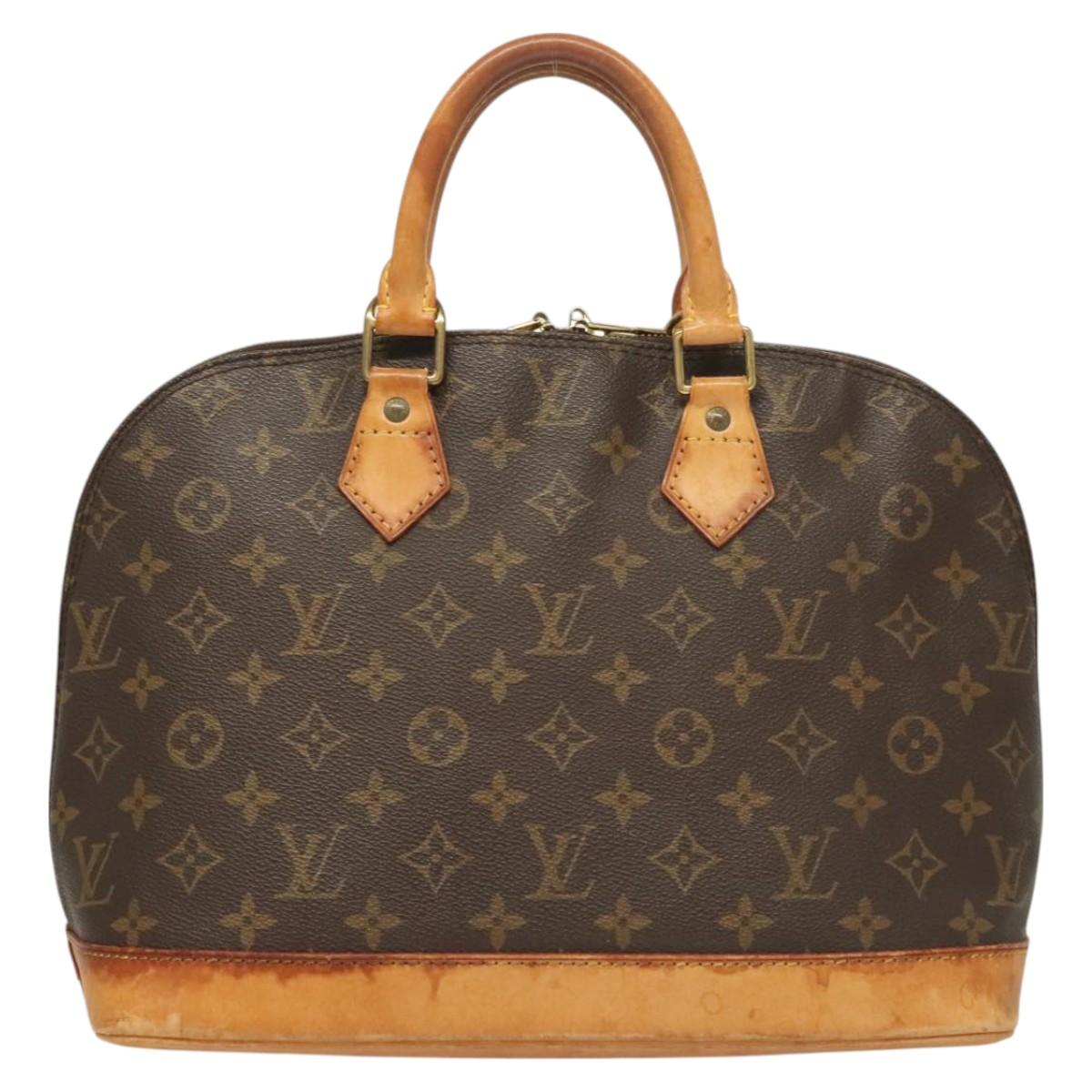 LOUIS VUITTON Monogram Alma Hand Bag M51130 LV Auth gh212