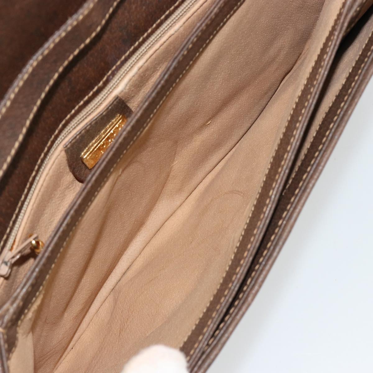 GUCCI GG Supreme Shoulder Bag PVC Beige Gold 004 106 0024 Auth gh2124