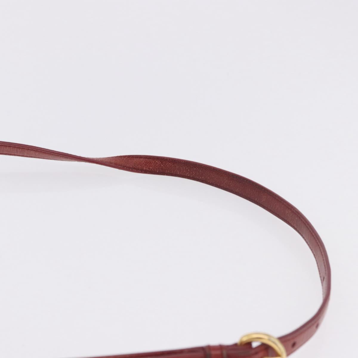 Miu Miu Matelasse Hand Bag Leather 2way Pink Gold Auth gh2131