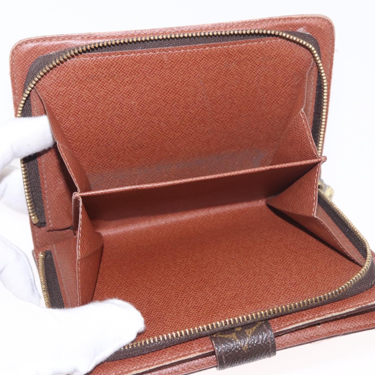 LOUIS VUITTON Salvatore Ferragamo Monogram Wallet Leather 3 Set Auth gh2141