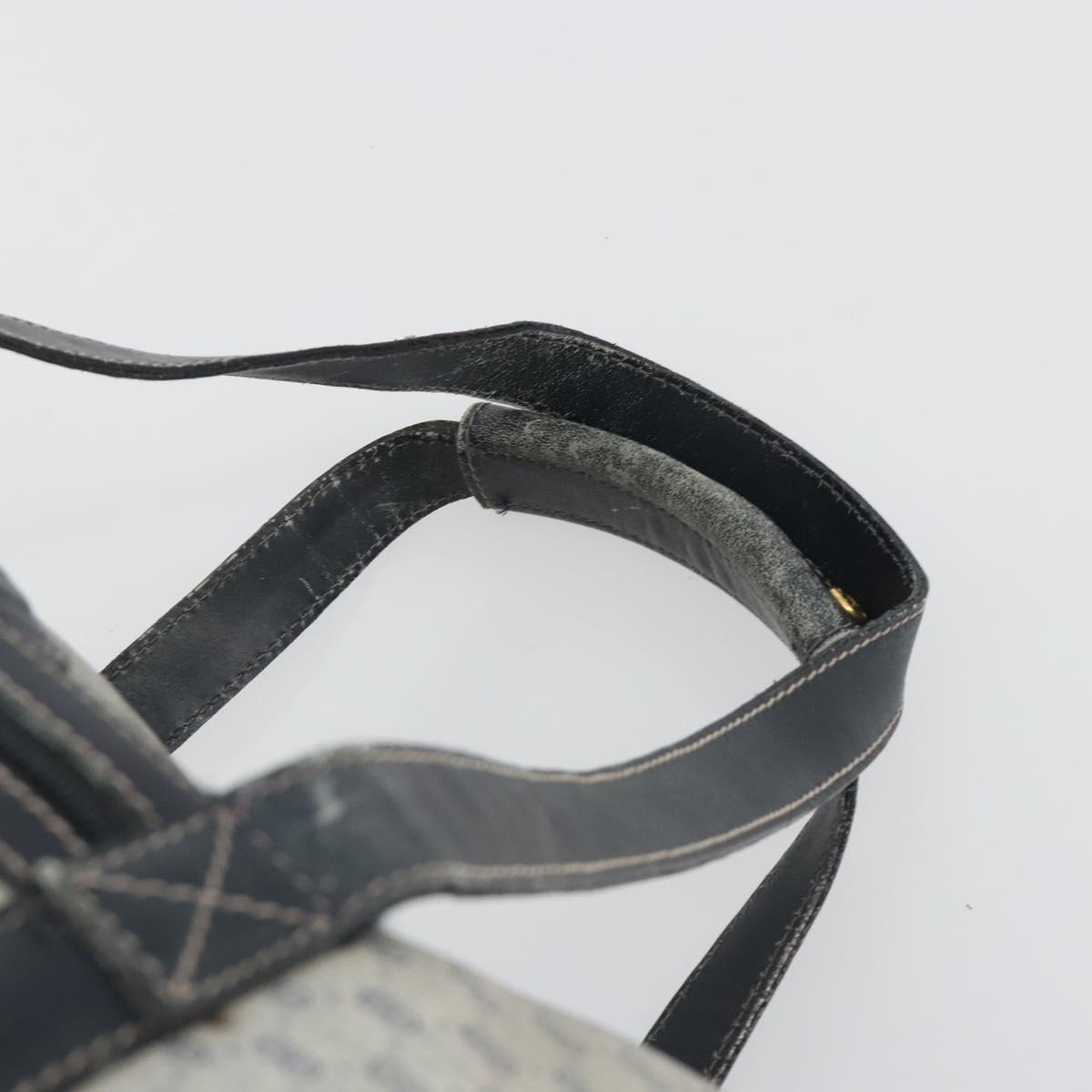 GUCCI Micro GG Supreme Boston Bag PVC Navy Gold 012 39 0079 Auth gh2157