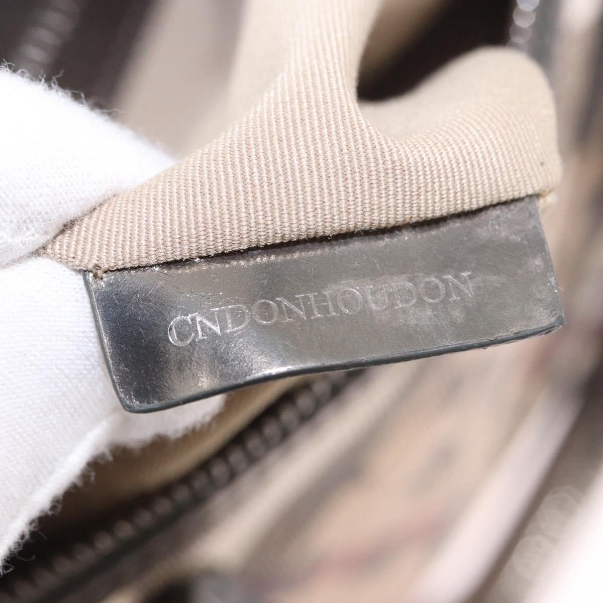 BURBERRY Nova Check Hand Bag PVC 2way Beige Auth gh2159A
