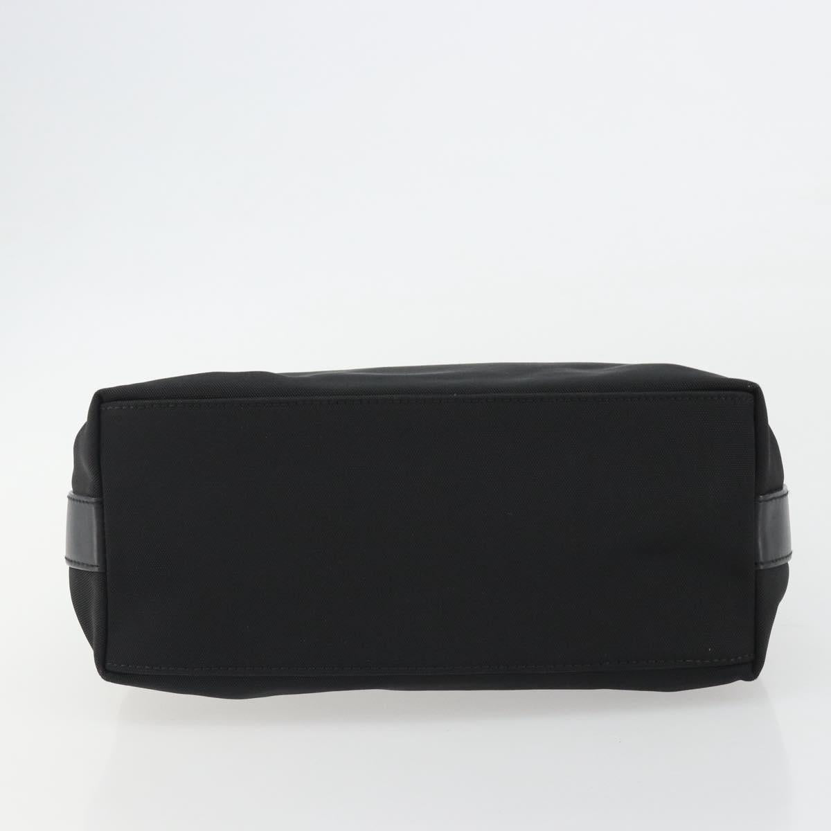 GUCCI Shoulder Bag Canvas Black Silver 000 0602 Auth gh2166