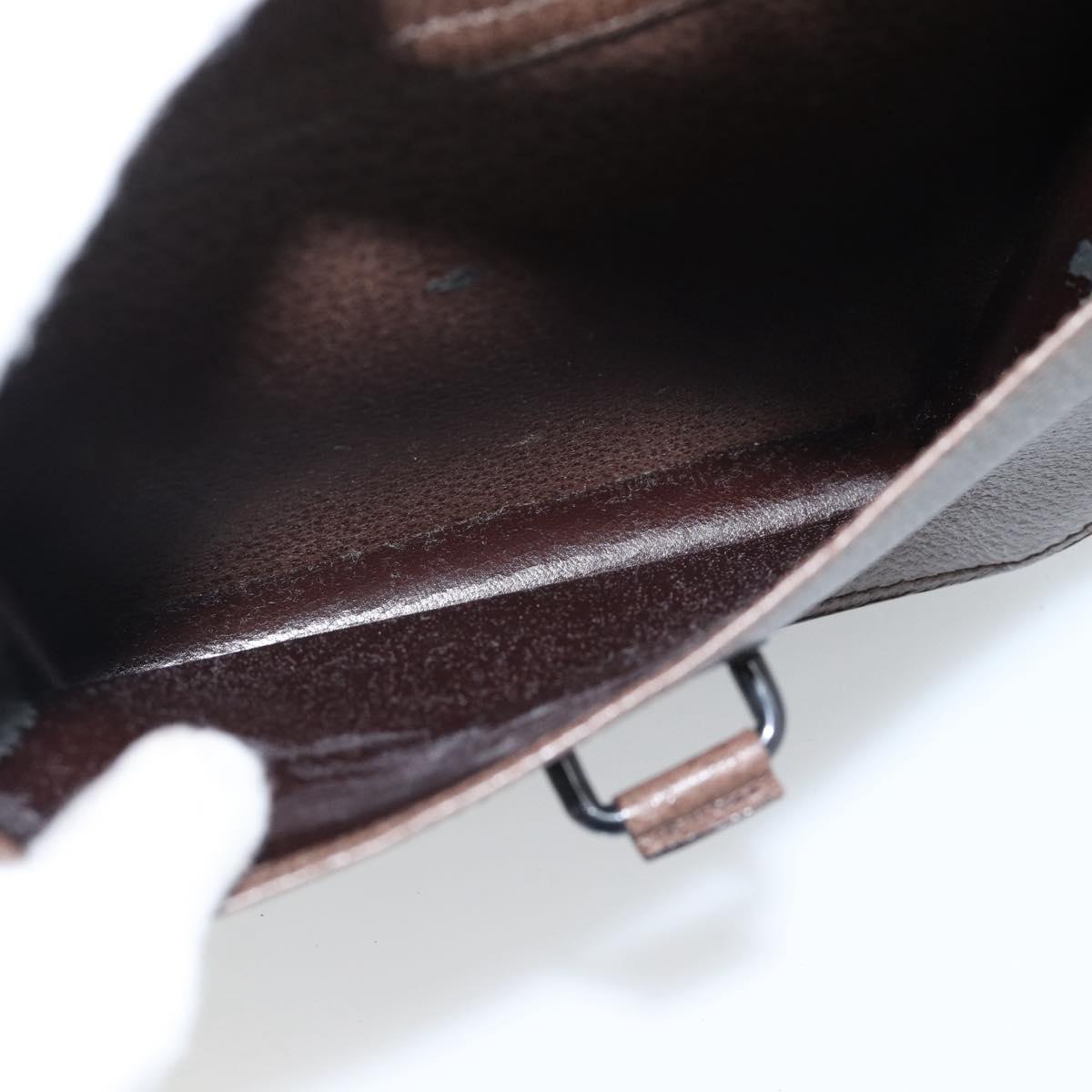 GUCCI Hand Bag Leather Brown 000 2058 0307 Auth gh2184