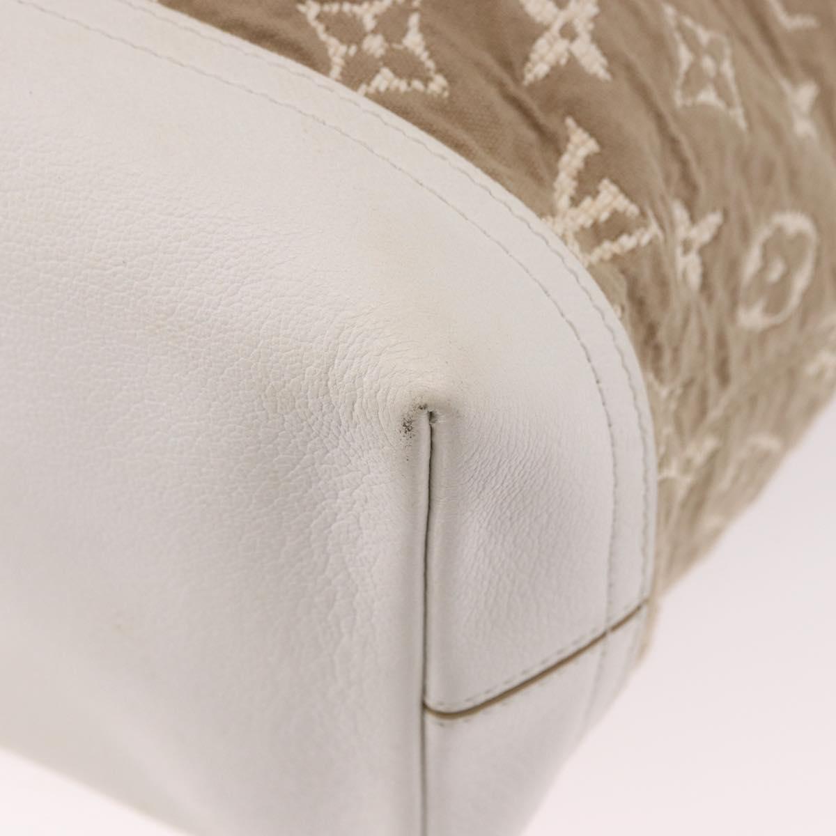 LOUIS VUITTON Monogram Sabia Buzzus PM Bag Beige Bron M93499 LV Auth gh2192A
