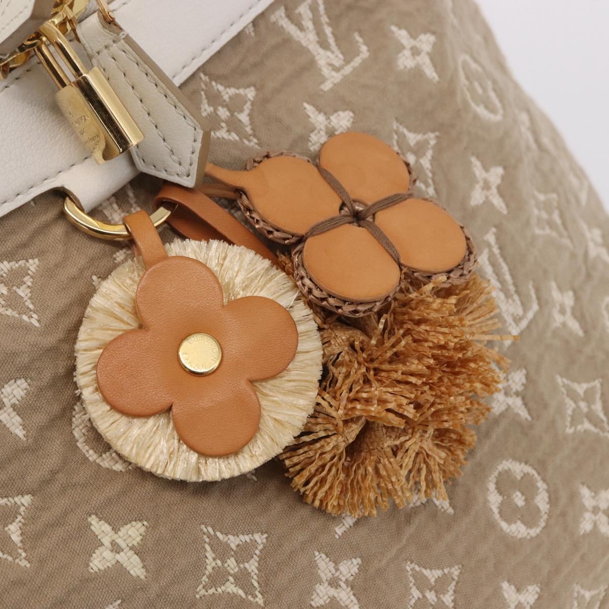 LOUIS VUITTON Monogram Sabia Buzzus PM Bag Beige Bron M93499 LV Auth gh2192A