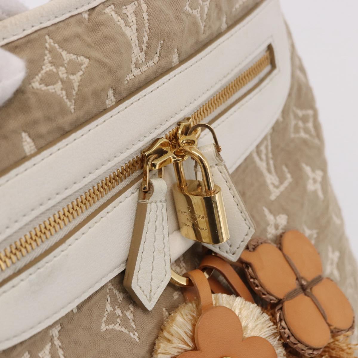 LOUIS VUITTON Monogram Sabia Buzzus PM Bag Beige Bron M93499 LV Auth gh2192A