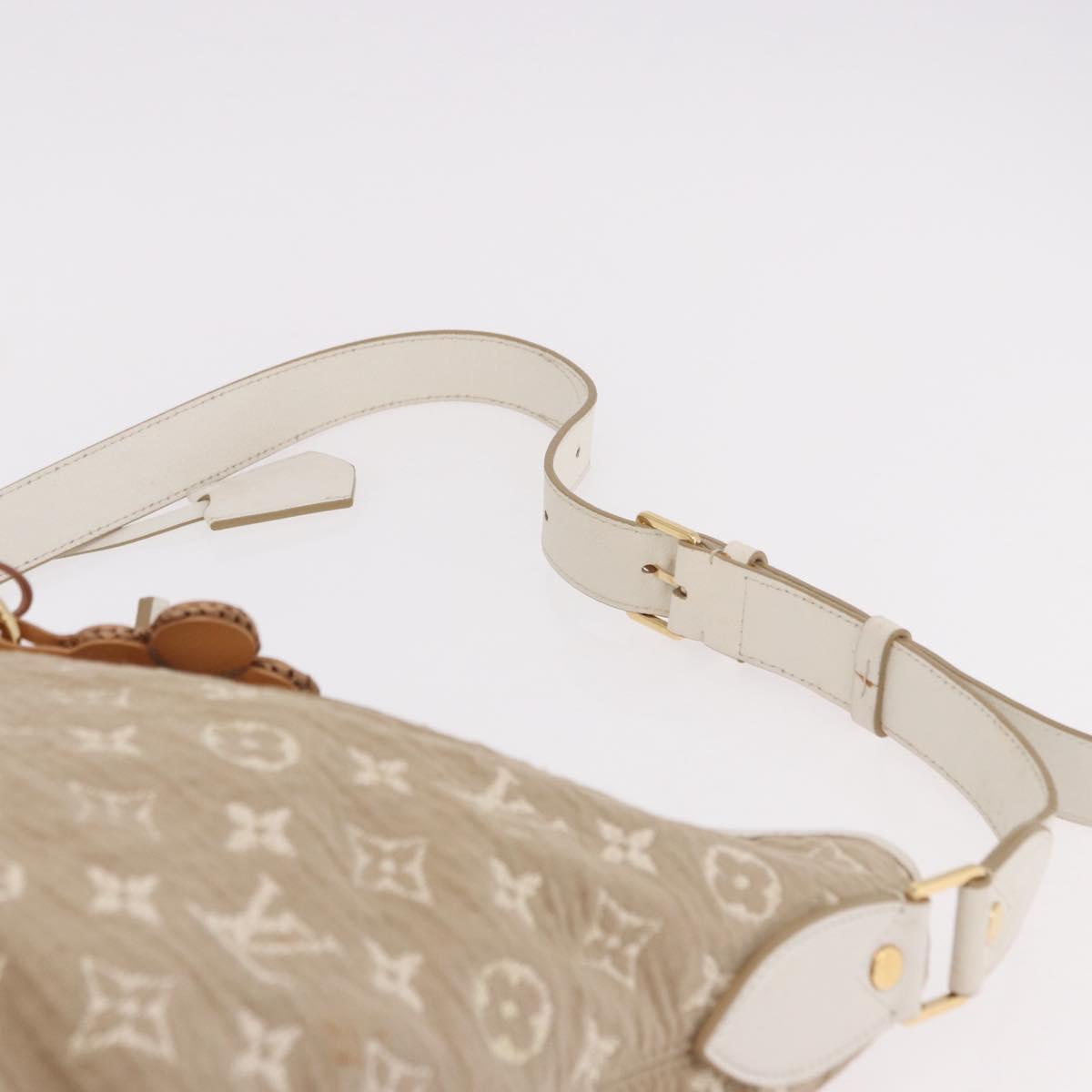 LOUIS VUITTON Monogram Sabia Buzzus PM Bag Beige Bron M93499 LV Auth gh2192A