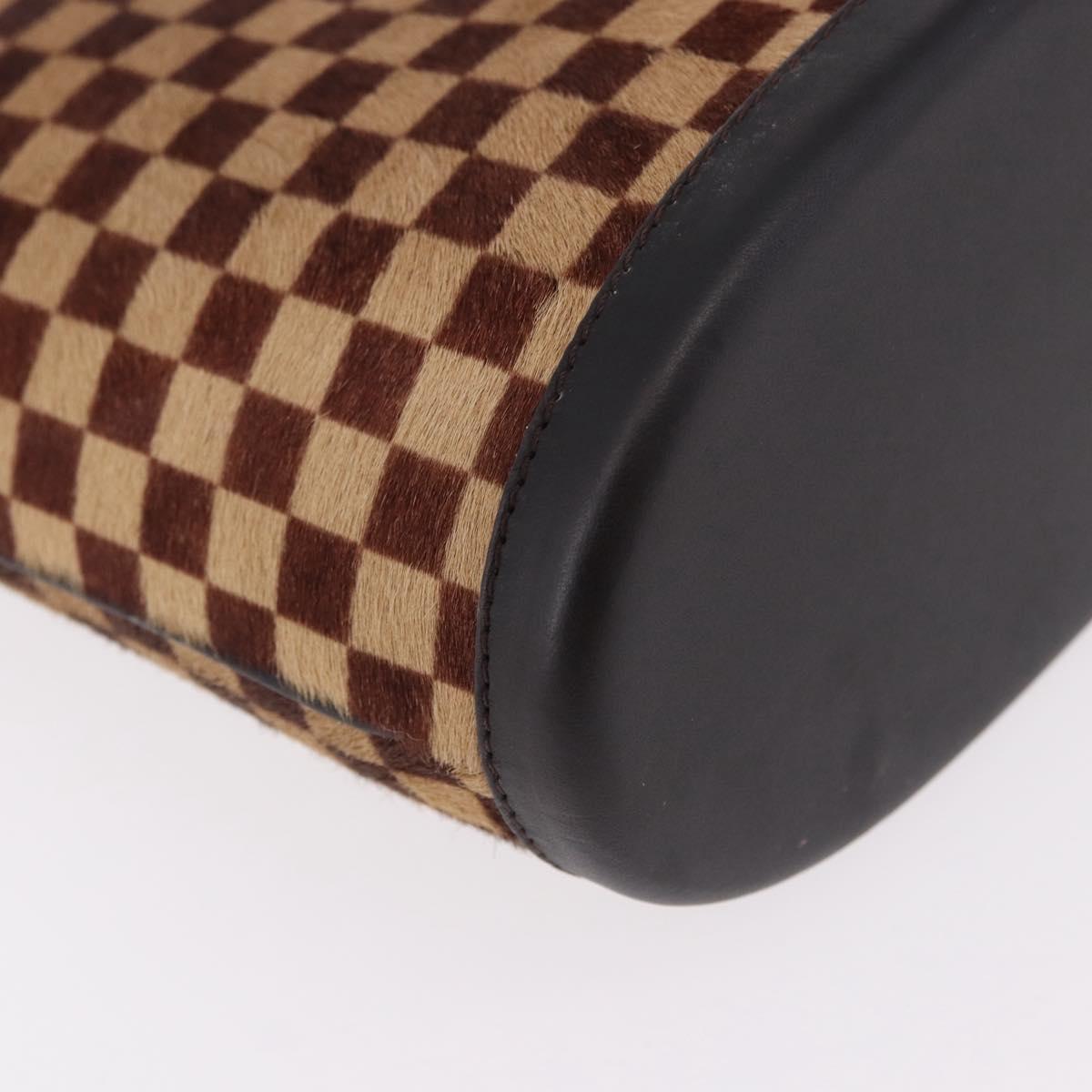 LOUIS VUITTON Damie Sovage Impala Hand Bag Brown M92133 LV Auth gh2194V