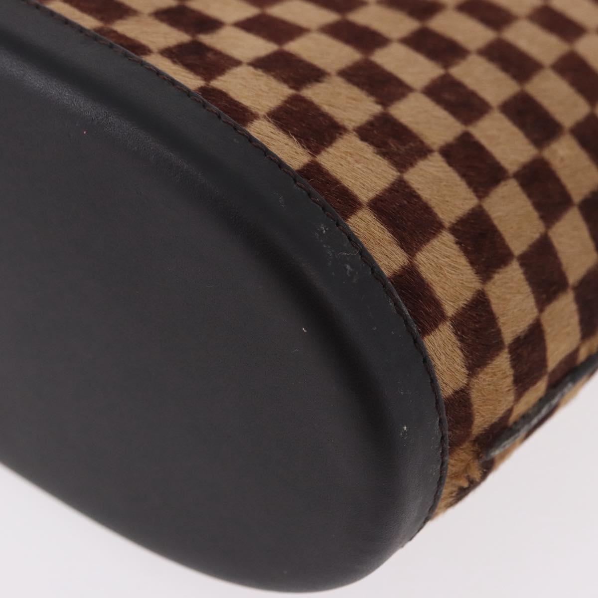 LOUIS VUITTON Damie Sovage Impala Hand Bag Brown M92133 LV Auth gh2194V