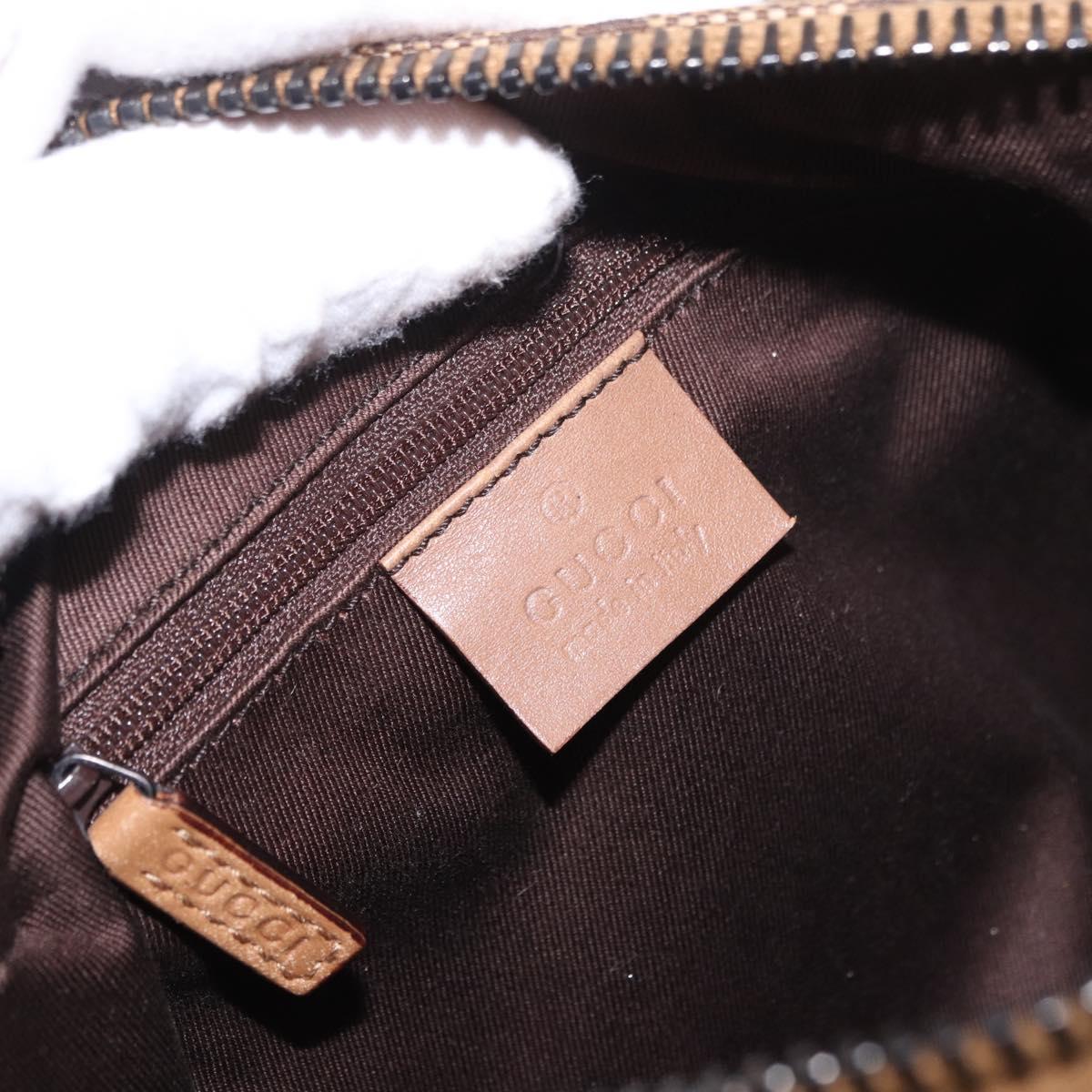 GUCCI GG Canvas Hand Bag Beige 101333 Auth gh2208