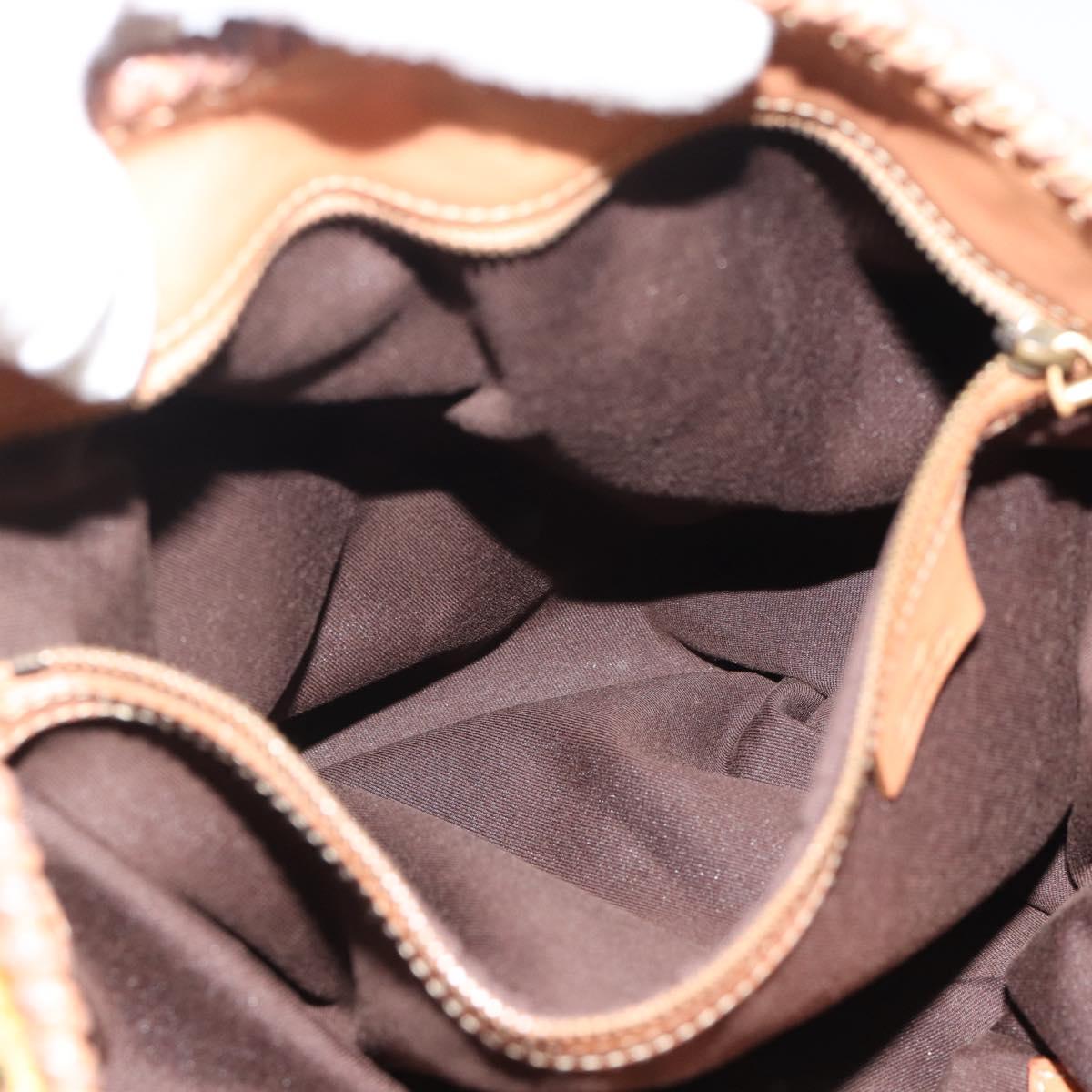 GUCCI Shoulder Bag Canvas Multicolor Gold 114900 Auth gh2214