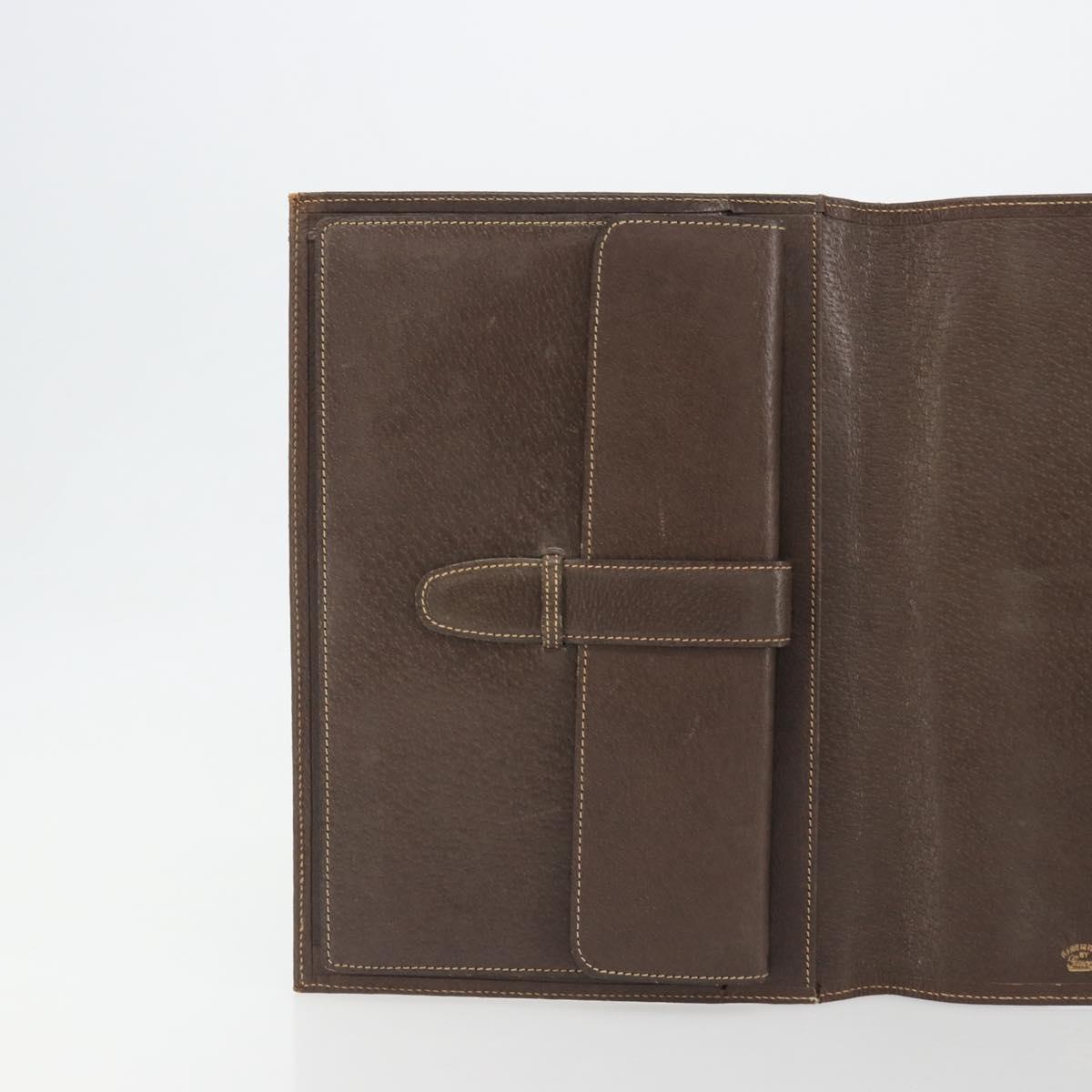 GUCCI GG Supreme Book Cover Day PVC Beige Gold Auth gh2217
