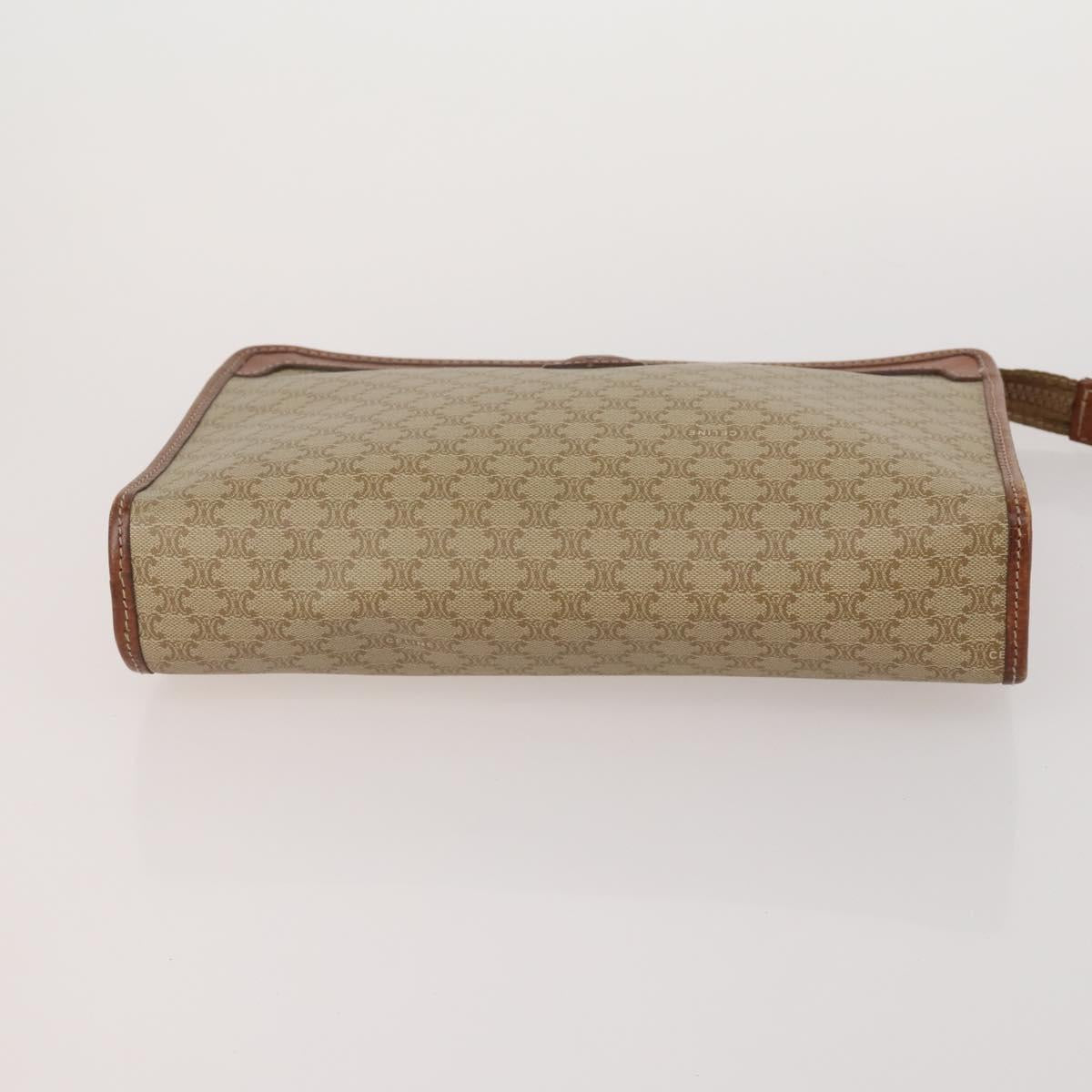 FENDI Celine MCM Clutch Bag Shoulder Bag Canvas Leather 5 Set Brown Auth gh2229