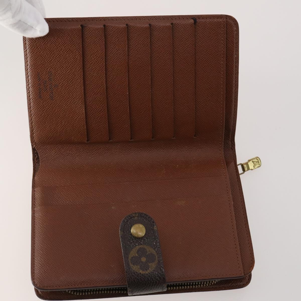 LOUIS VUITTON PRADA Monogram Wallet Nylon 6 Set Black LV Auth gh2230