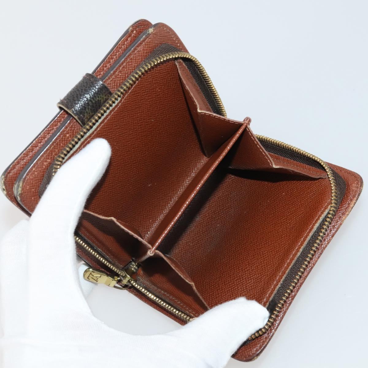 LOUIS VUITTON PRADA Monogram Wallet Nylon 6 Set Black LV Auth gh2230