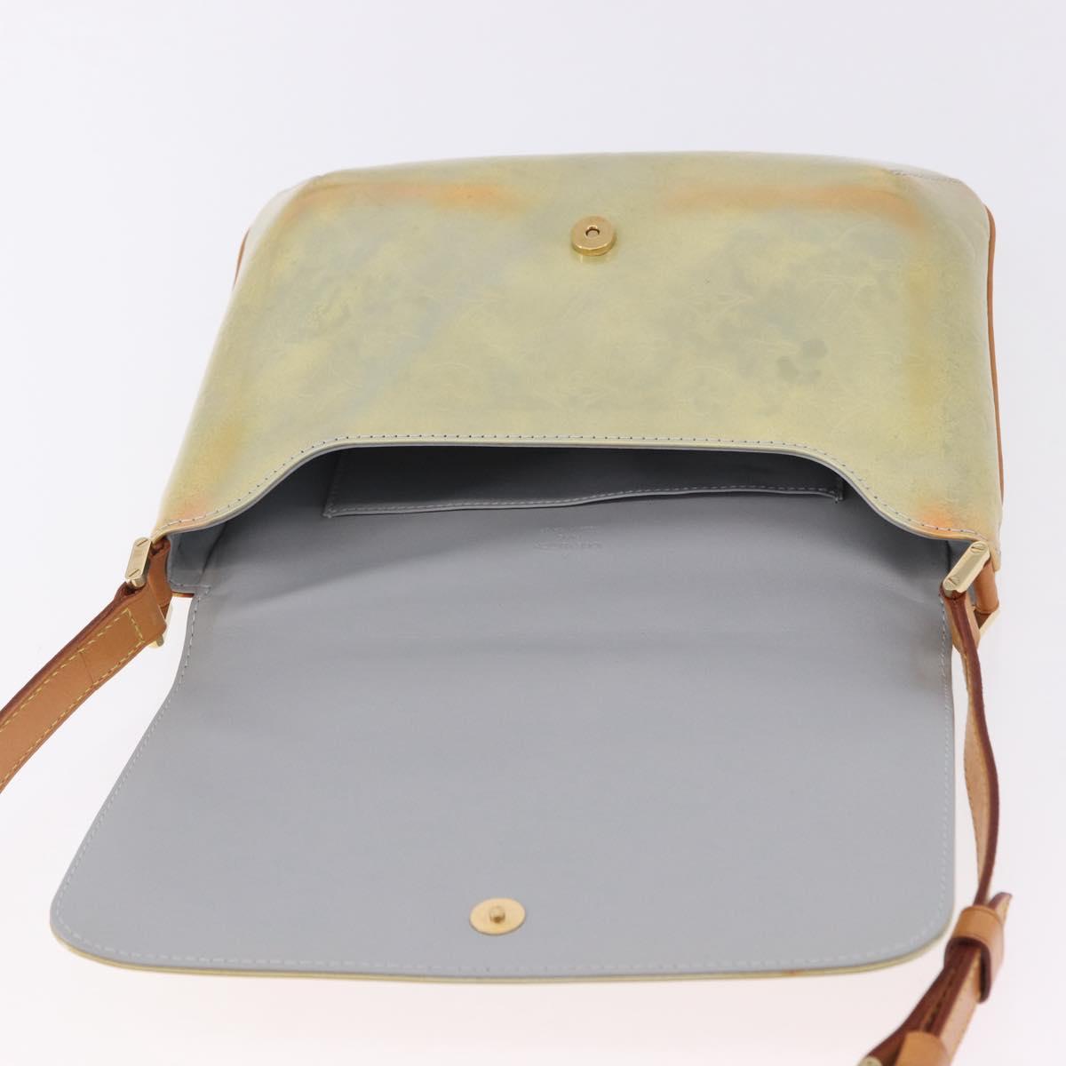 LOUIS VUITTON Monogram Vernis Thompson Street Bag Gris M91008 LV Auth gh2248