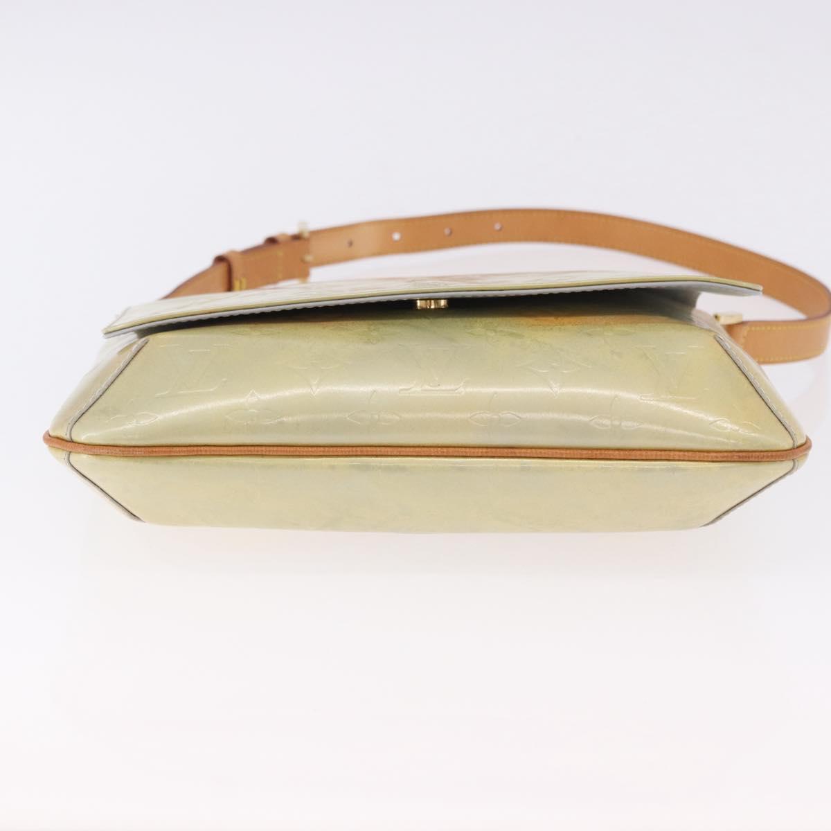 LOUIS VUITTON Monogram Vernis Thompson Street Bag Gris M91008 LV Auth gh2248