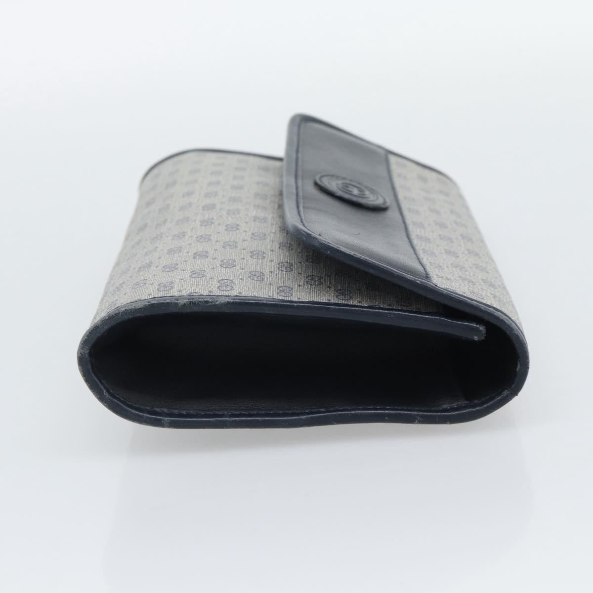 GUCCI Micro GG Clutch Bag PVC Leather Navy 004 89 0265 Auth gh2263