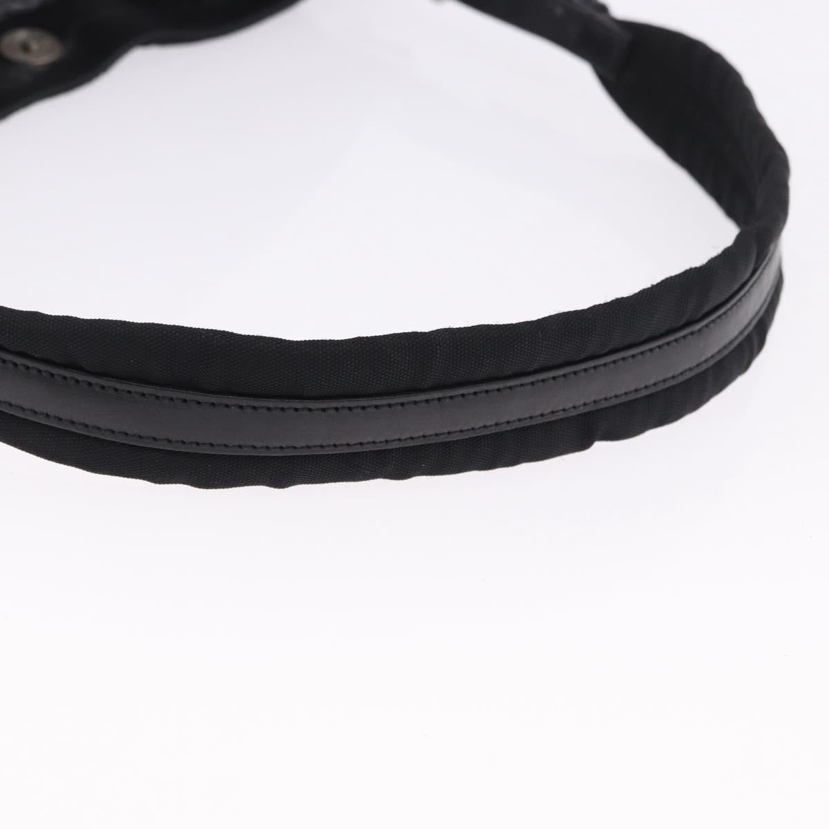 GUCCI Shoulder Bag Canvas Black 001 3193 Auth gh2266