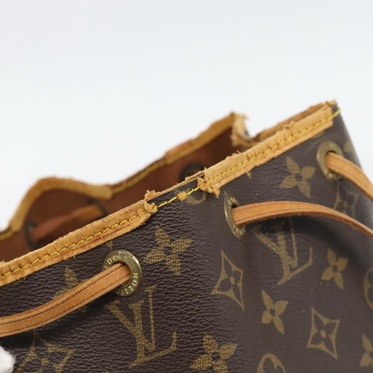 LOUIS VUITTON Monogram Petit Noe Shoulder Bag M42226 LV Auth gh2271