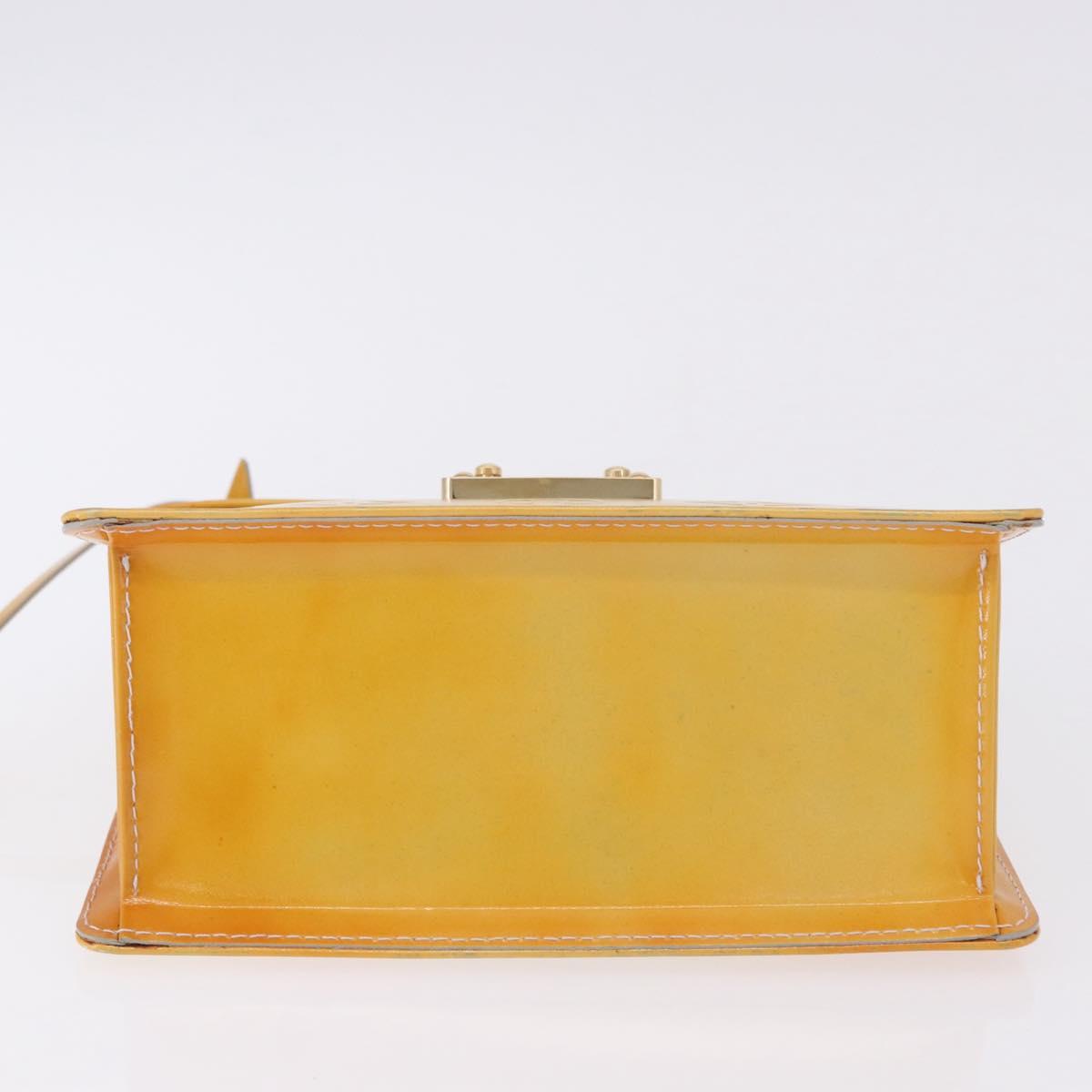 LOUIS VUITTON Monogram Vernis Spring street Hand Bag Gris M91029 LV Auth gh2277