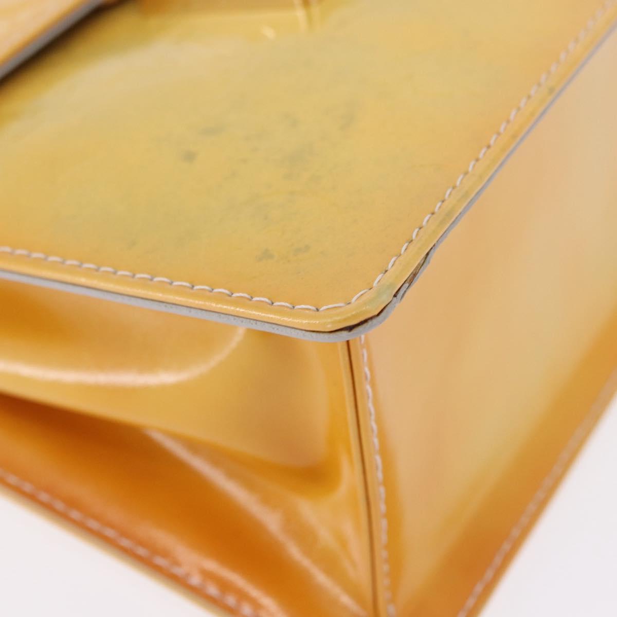 LOUIS VUITTON Monogram Vernis Spring street Hand Bag Gris M91029 LV Auth gh2277
