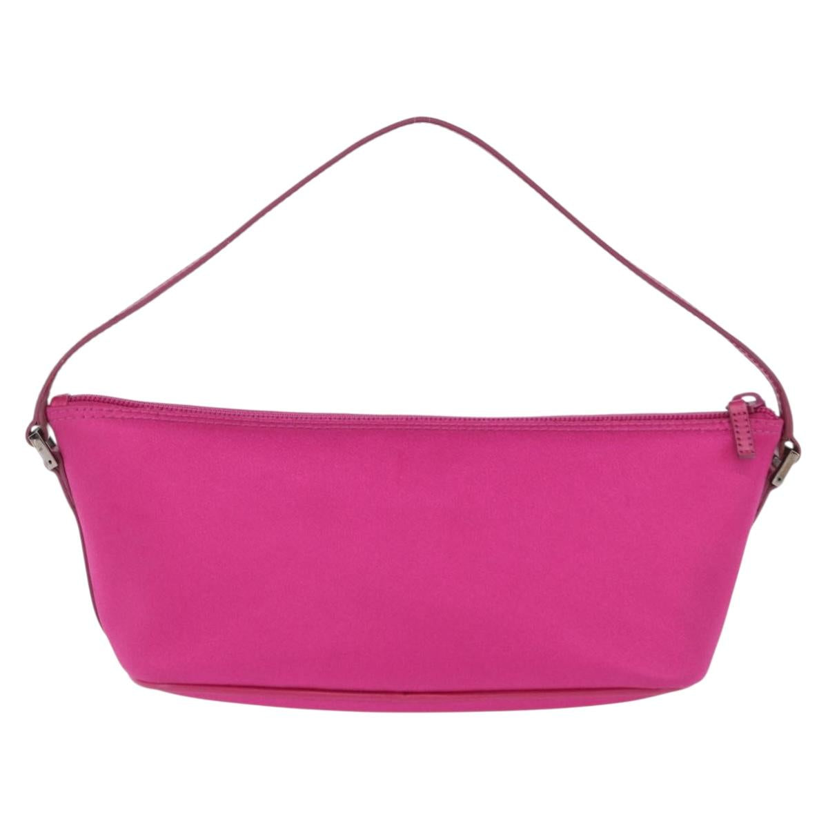 GUCCI Accessory Pouch Canvas Pink Silver 039 1103 Auth gh2280A