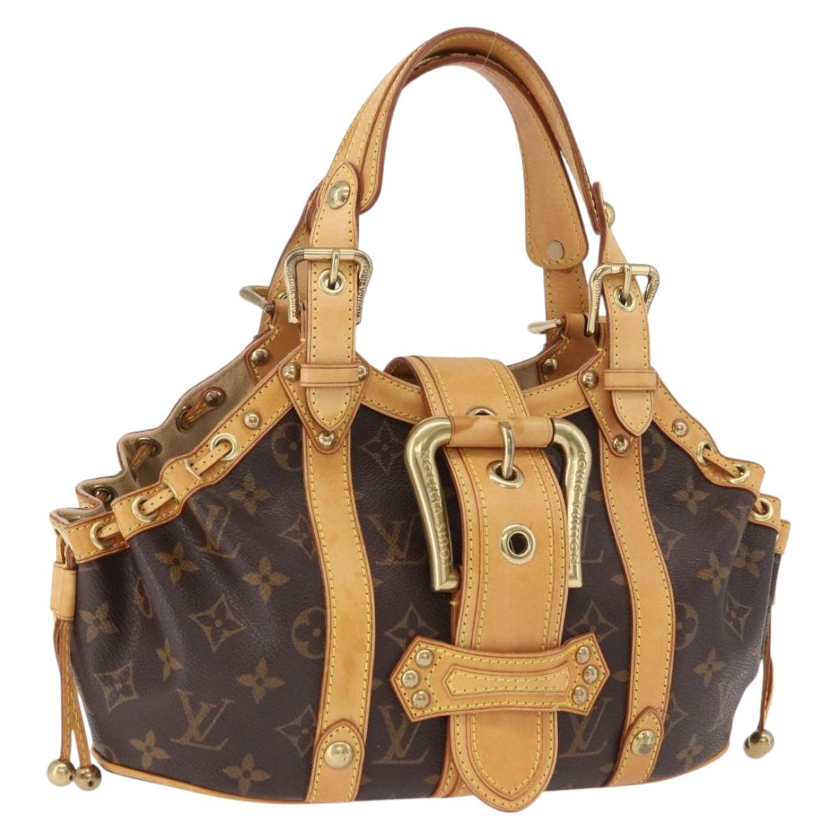 LOUIS VUITTON Monogram Teda GM Hand Bag M92393 LV Auth gh2283A