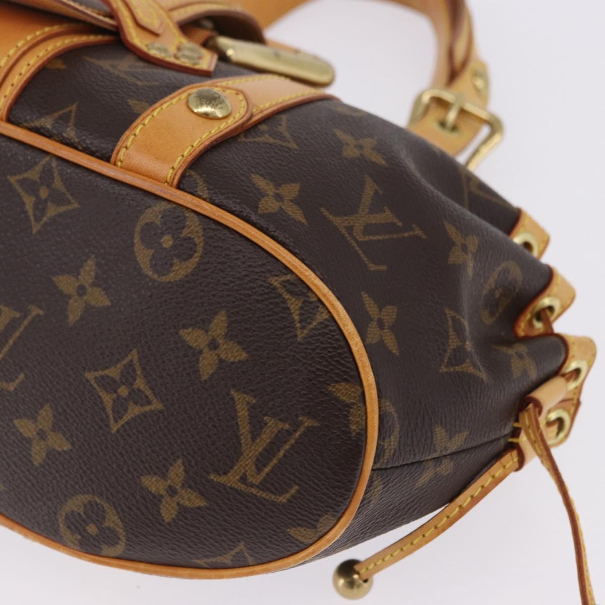 LOUIS VUITTON Monogram Teda GM Hand Bag M92393 LV Auth gh2283A