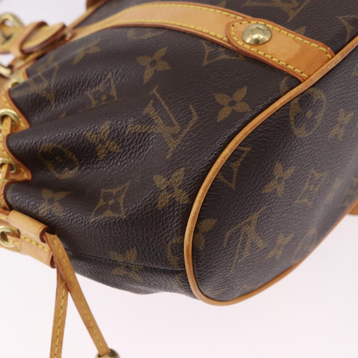 LOUIS VUITTON Monogram Teda GM Hand Bag M92393 LV Auth gh2283A