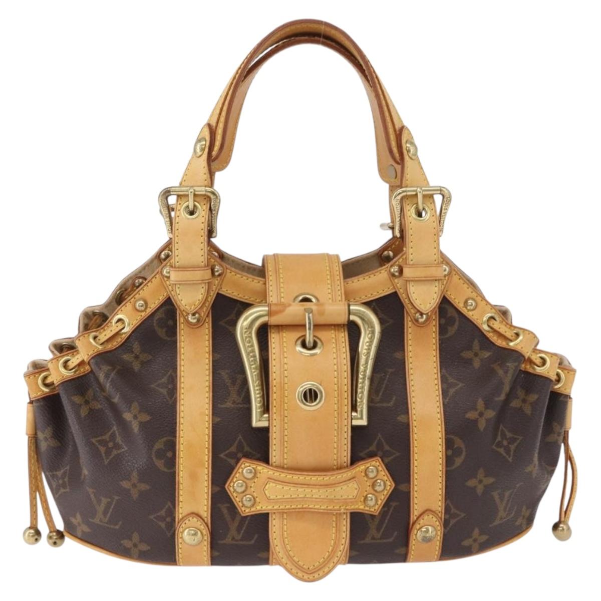LOUIS VUITTON Monogram Teda GM Hand Bag M92393 LV Auth gh2283A