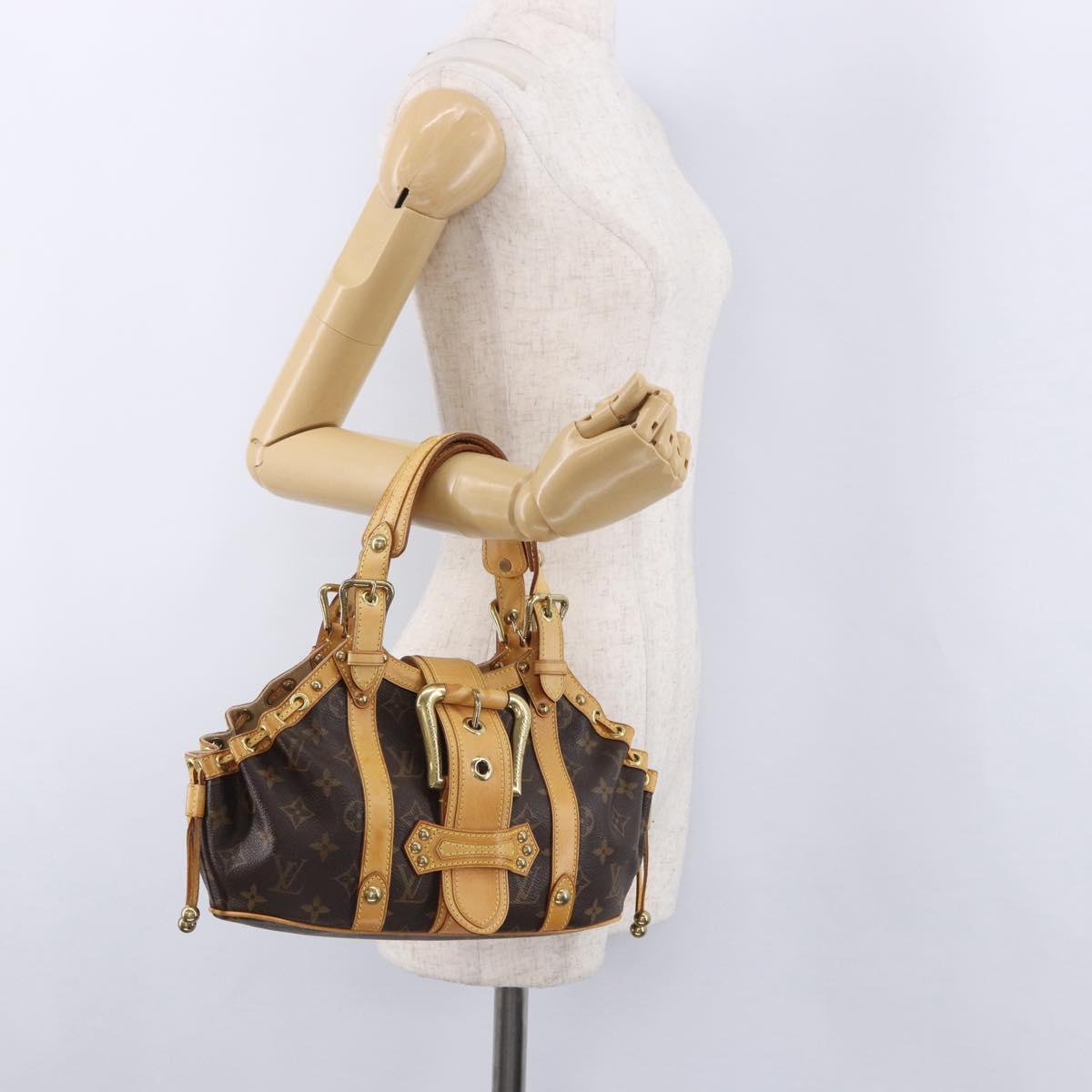 LOUIS VUITTON Monogram Teda GM Hand Bag M92393 LV Auth gh2283A
