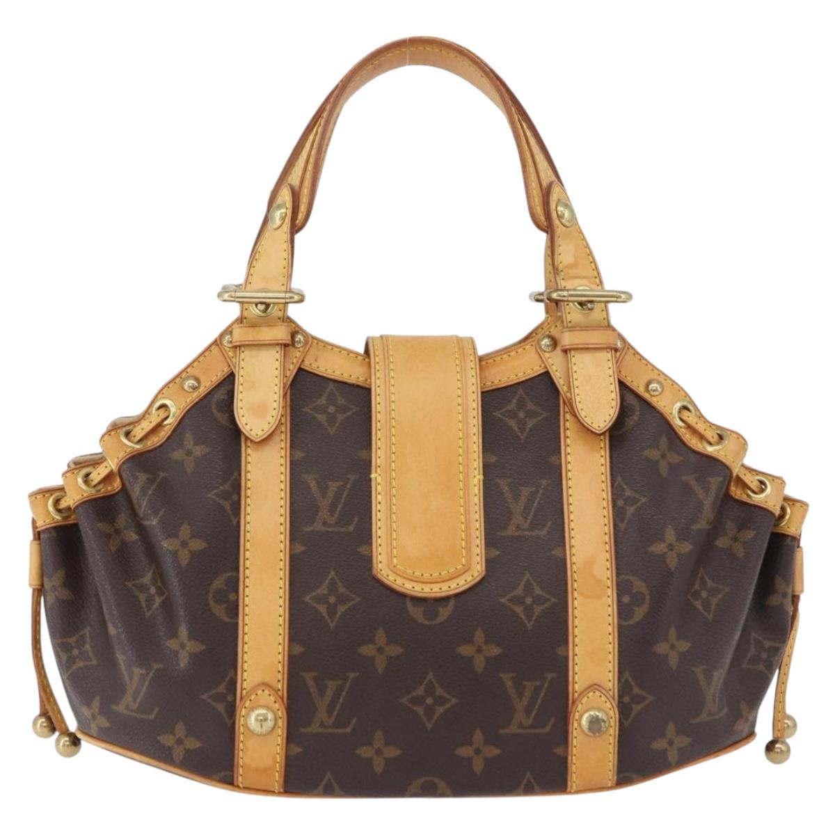 LOUIS VUITTON Monogram Teda GM Hand Bag M92393 LV Auth gh2283A