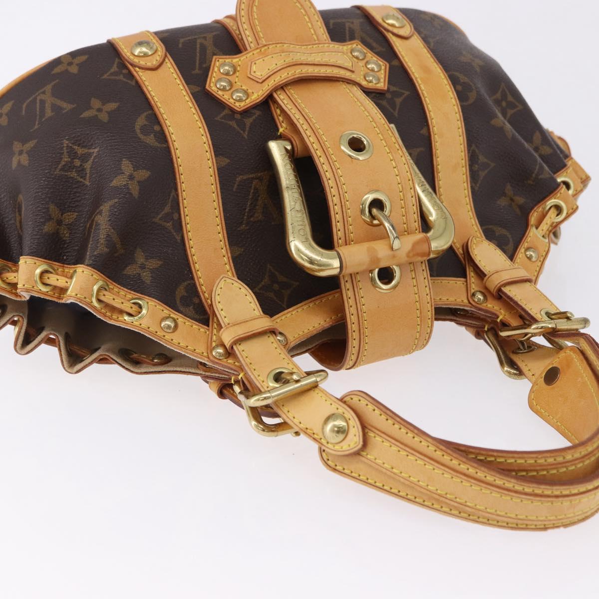 LOUIS VUITTON Monogram Teda GM Hand Bag M92393 LV Auth gh2283A